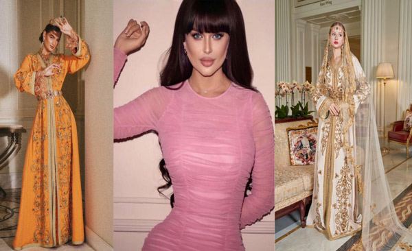 المصممة ''هند المغربية'' تكشف عن تشكيلة جديدة من القفطان المغربي